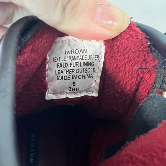 Tommy Hilfiger Women's Rain Duck Boots Black and Gray Size 8 - Picture 5 of 9